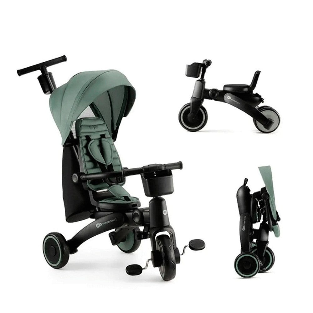 Triciclo plegable Kinderkraft JAZZ 2 Evolutivo 5 en 1