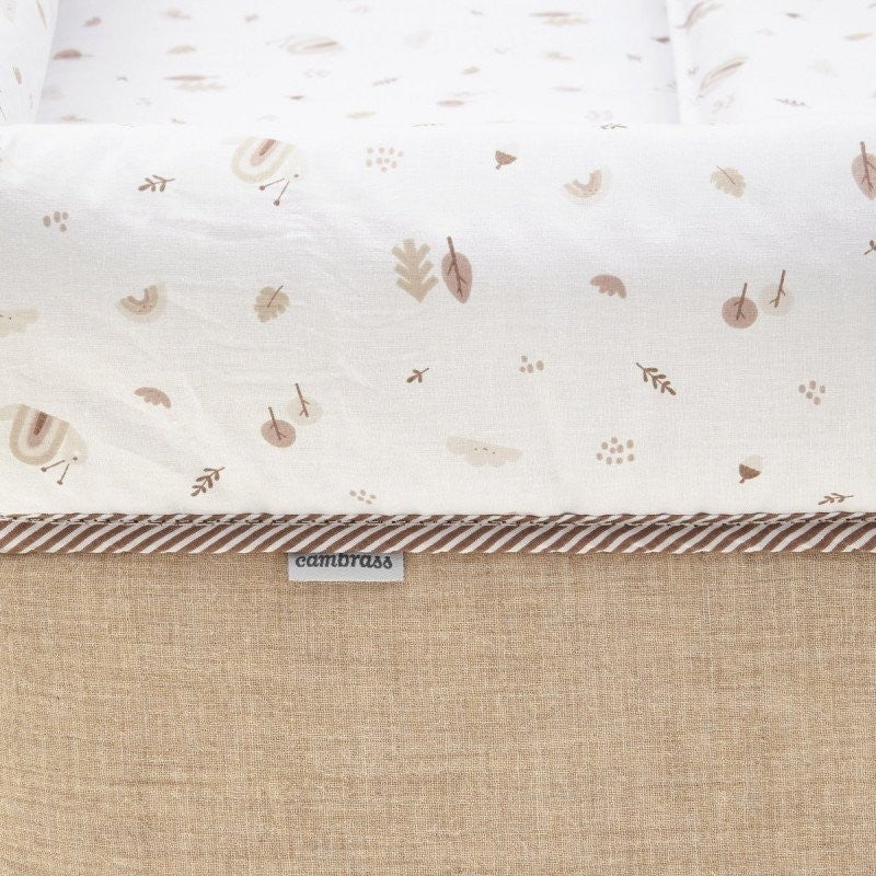 Minicuna Tijera Madera Cambrass Greeny Beige/Natural