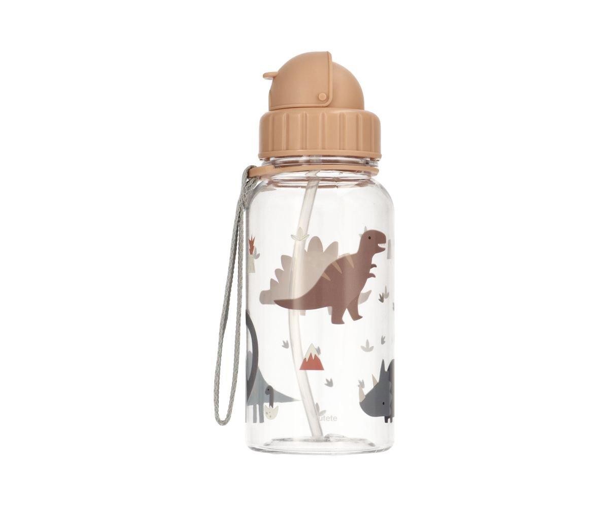 Botella Tutete Plástico Dinos World Personalizable