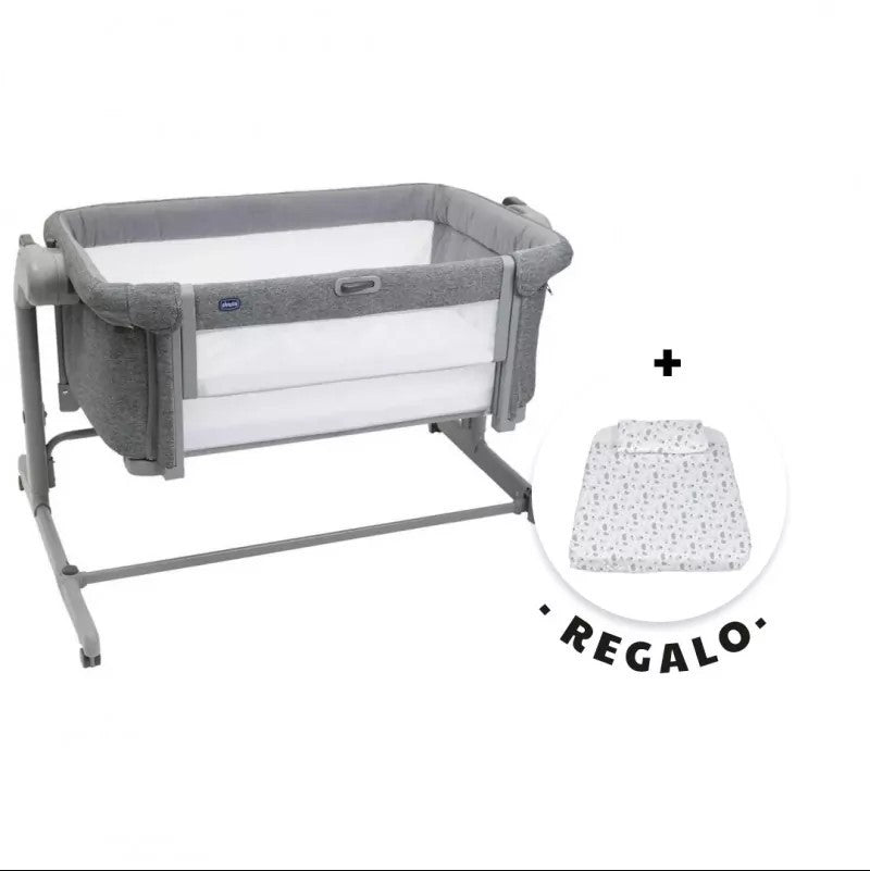 Minicuna colecho Chicco Next2Me MAGIC EVO regalo Edredon y 2 sabanas bajeras