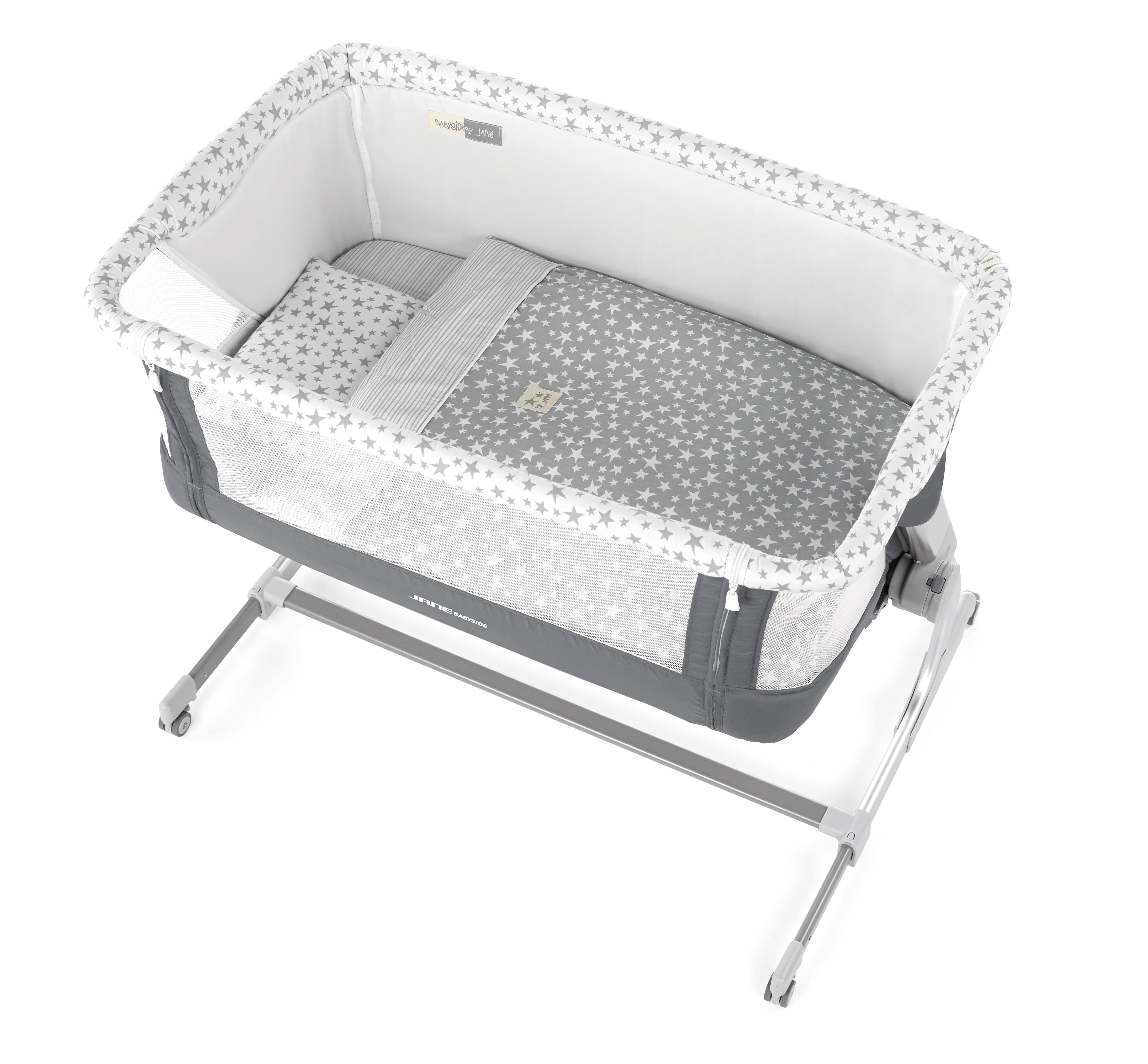 Minicuna Colecho Jane BABY SIDE con Set nordico y sabana