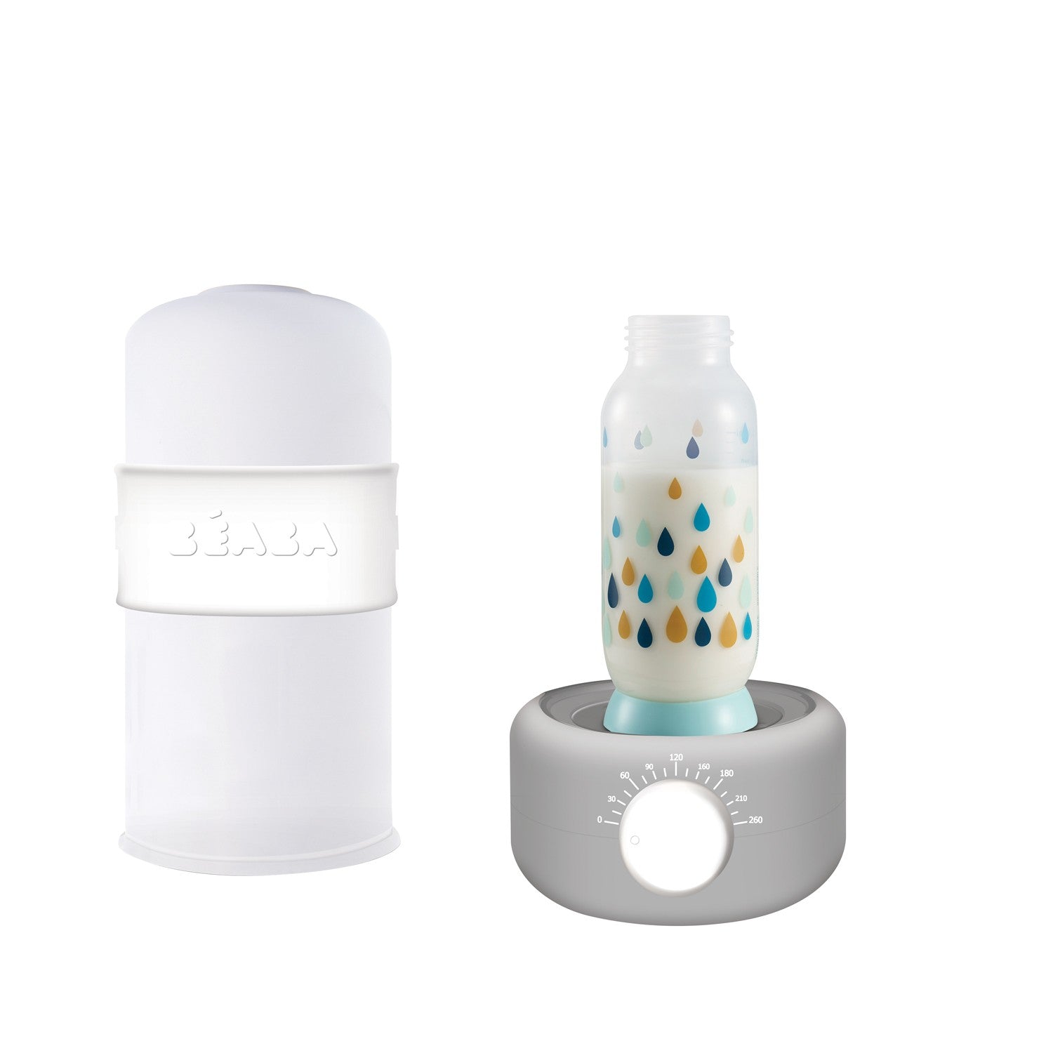 Calienta biberón vapor BEABA Baby Milk Second gris