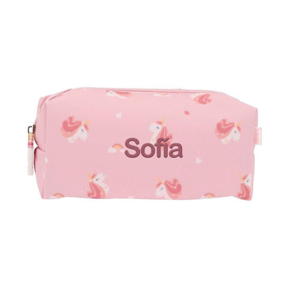 Estuche Escolar Tutete Magical Unicorn Personalizable