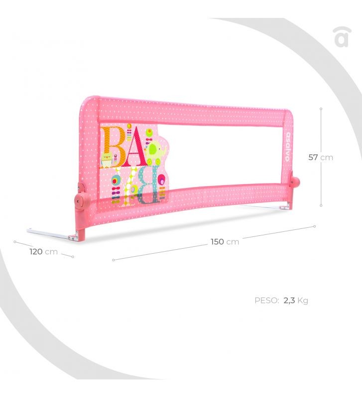 Barrera de cama Asalvo 2 en 1 Baby