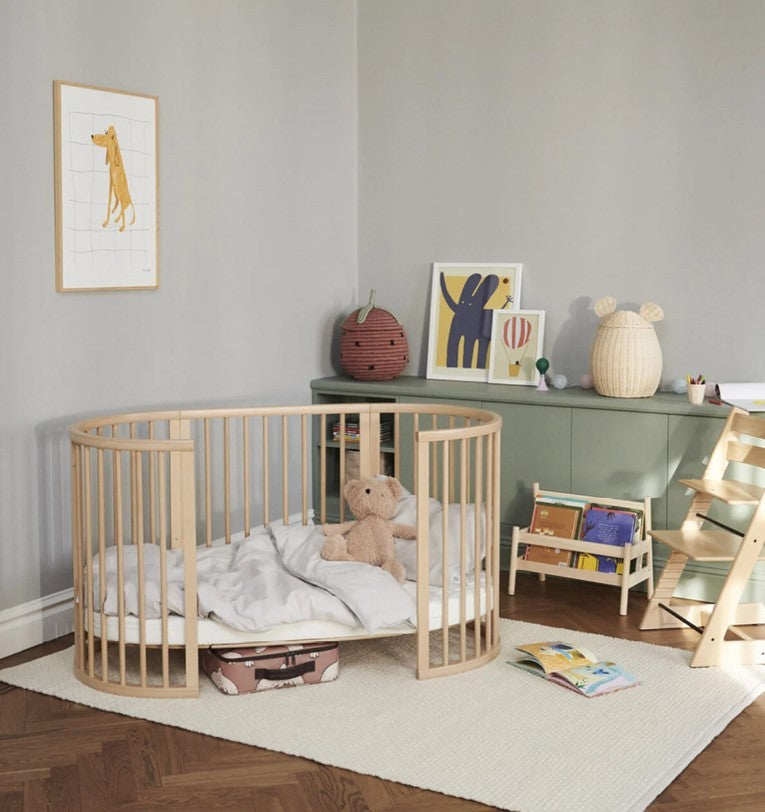 Cuna Stokke Sleepi V3 con Colchón y Sábana Bajera