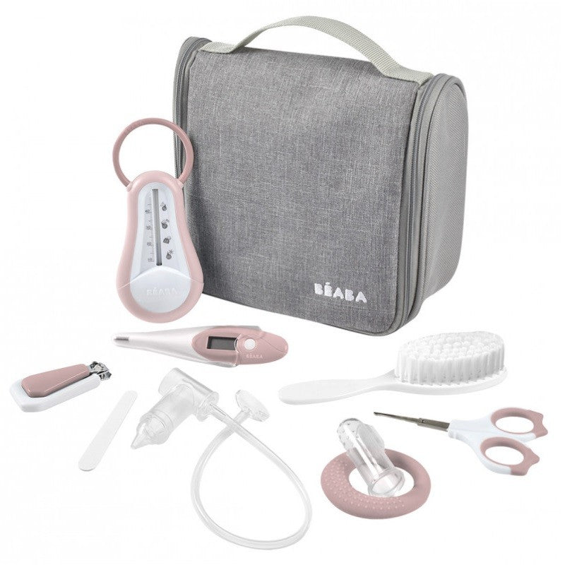Neceser de higiene para colgar Beaba con 9 accesorios