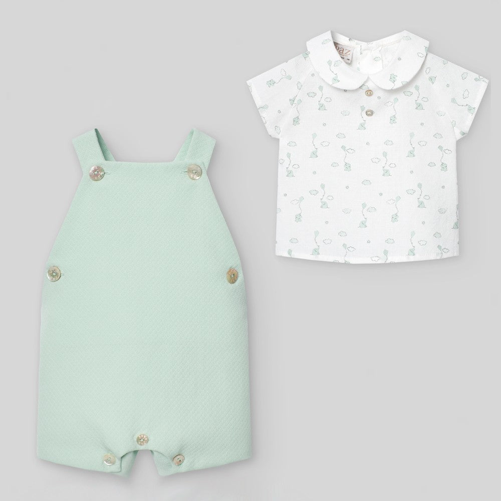 Peto y blusa Paz Rodríguez Eido