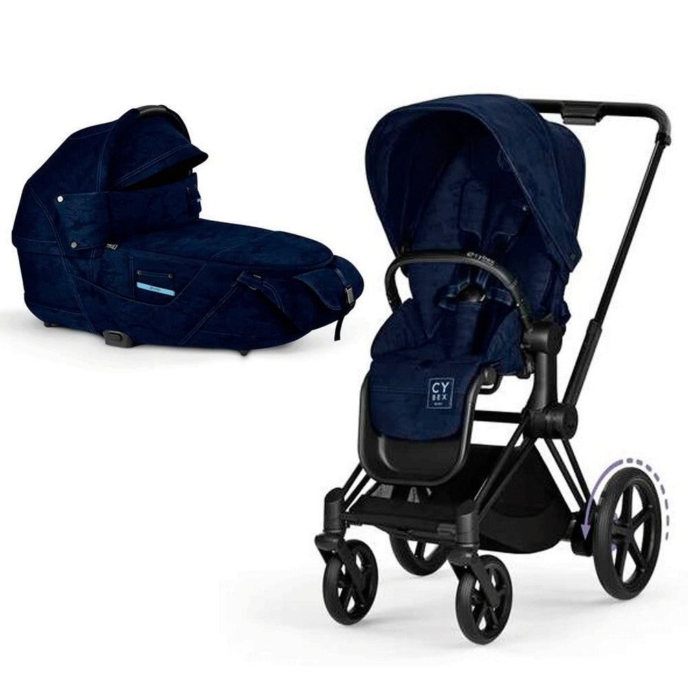 Cochecito Duo Cybex Priam Rebellious Luxury Denim Blue