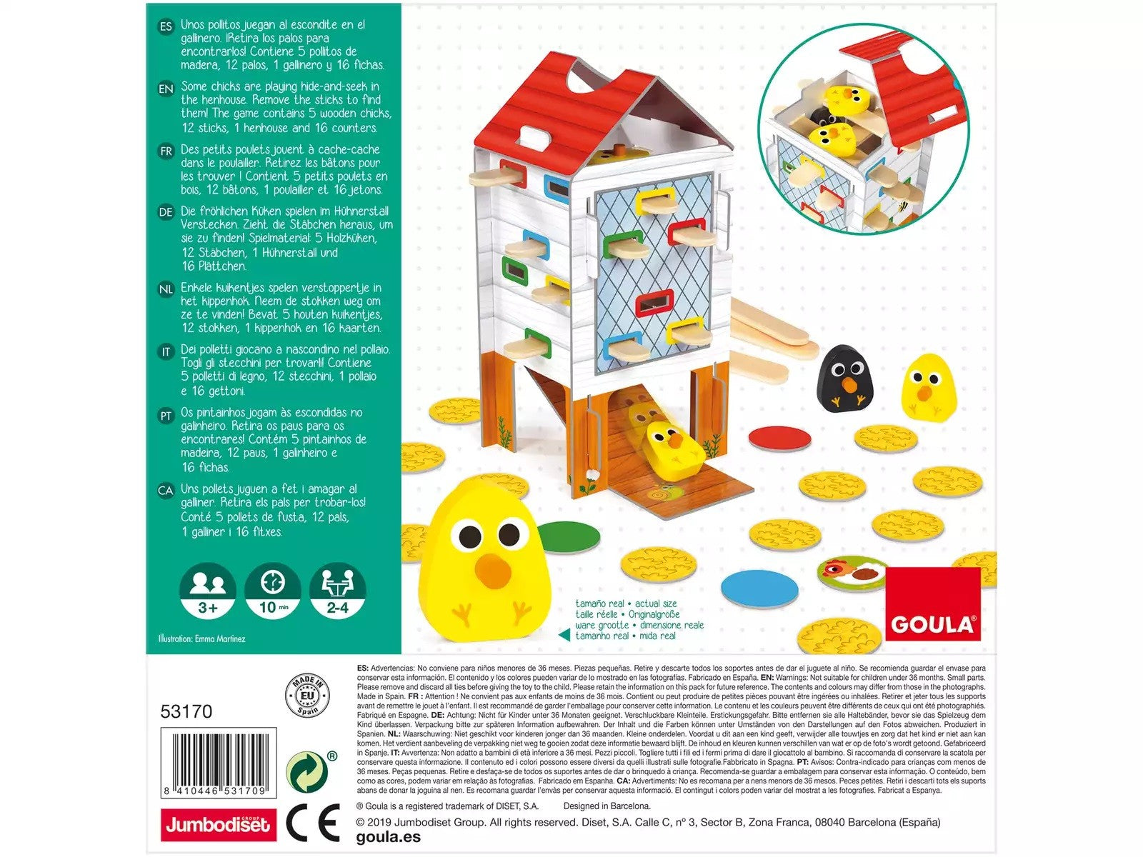 Juego Goula Happy Chickens