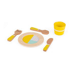 Vajilla Janod Brico Kids de madera (20 piezas)