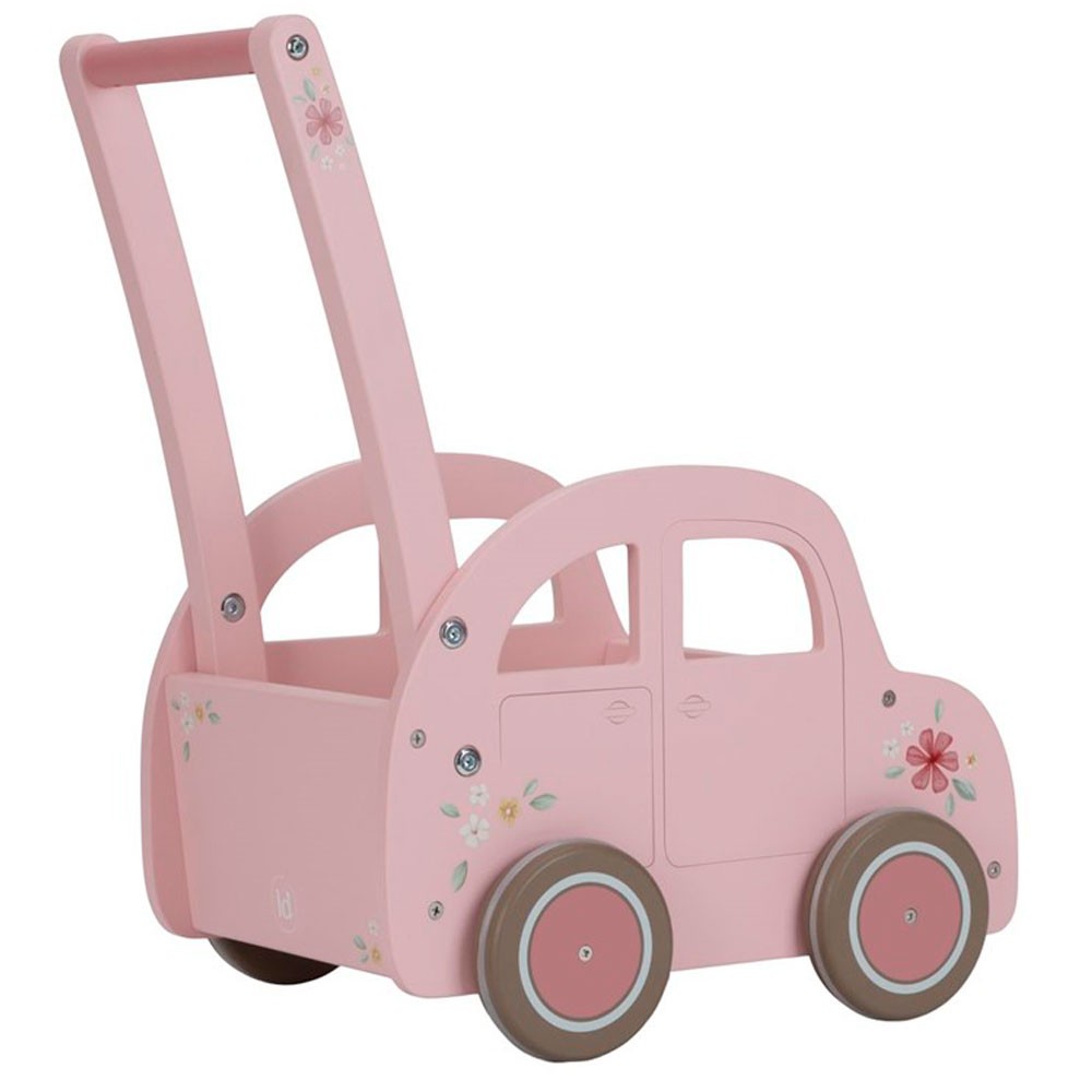 Caminador Little Dutch Flores Coche rosa FSC