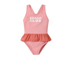 Bañador Monnëka Cruzado con Volantes Stripes Bloom & Blush