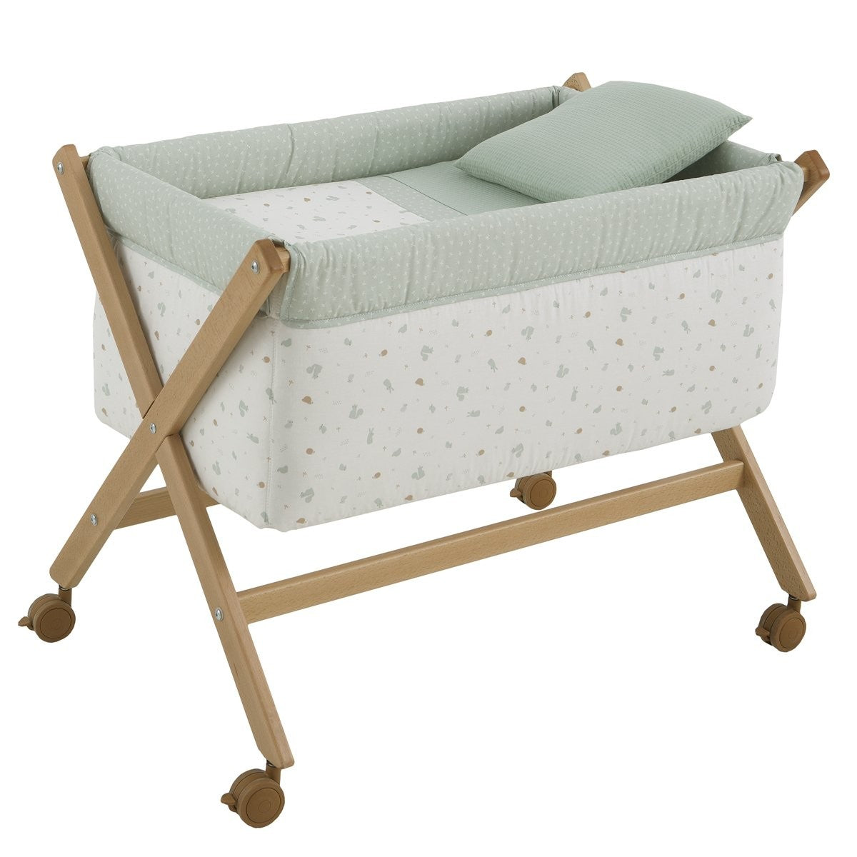 Minicuna tijera madera natural Cambrass Ardi