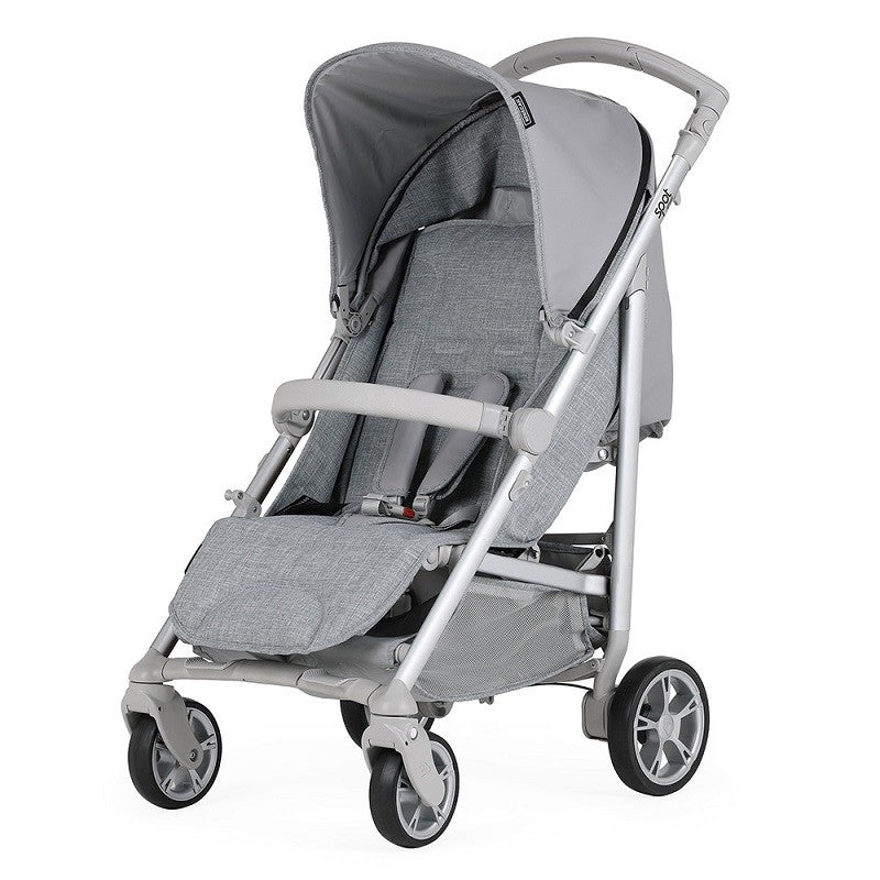 Silla paseo Bebecar Spot Compact A111 Anonizado-gris topo con plástico de lluvia