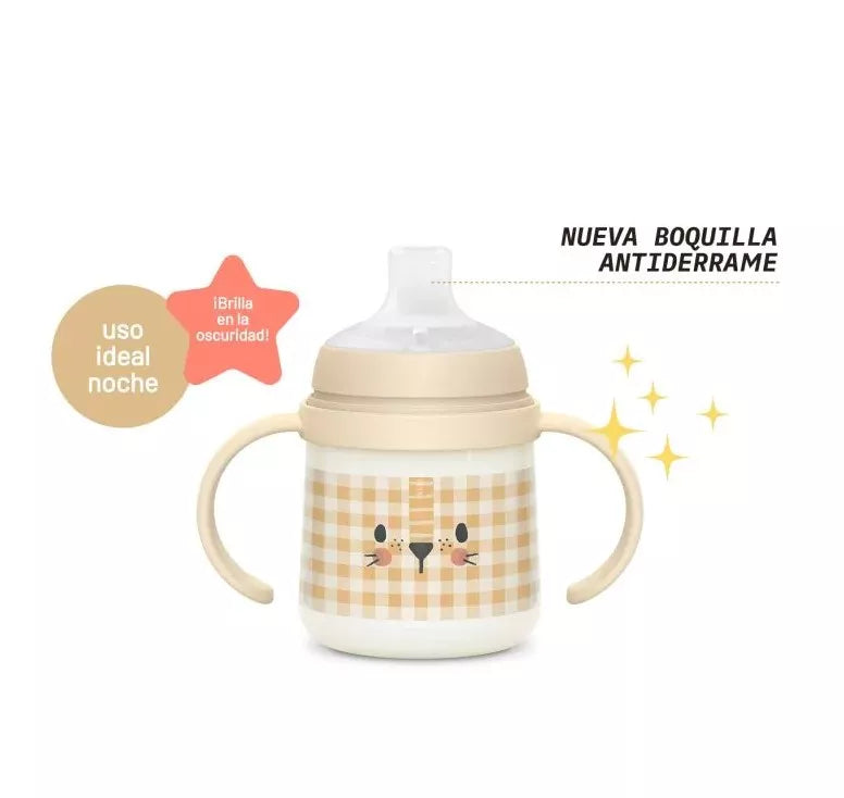 Biberón con Asas Suavinex Noche +6M 150 ml