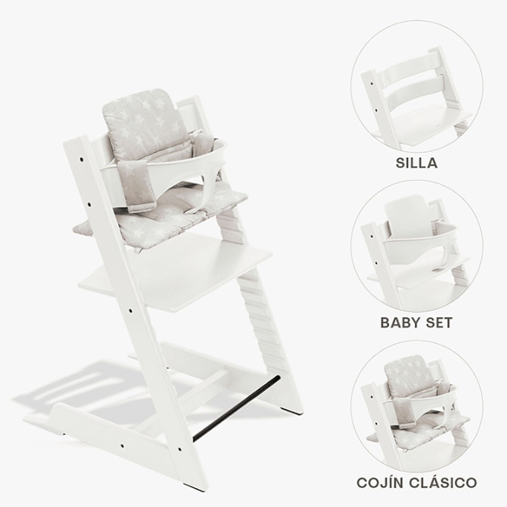 Bundle Trona Stokke Tripp Trapp con Baby Set² y Cojín