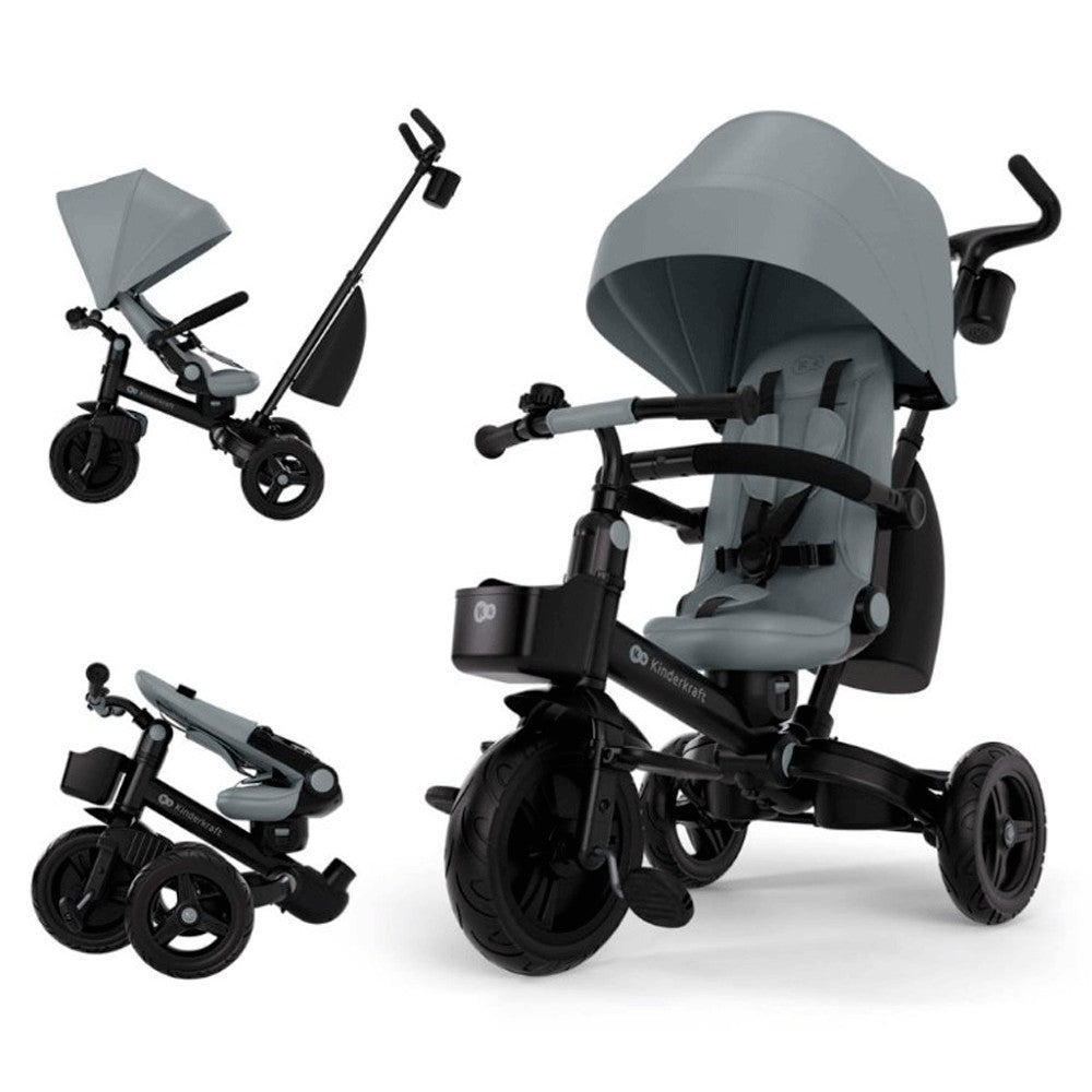 Triciclo Kinderkraft AVEO 2 Plus reversible y plegable