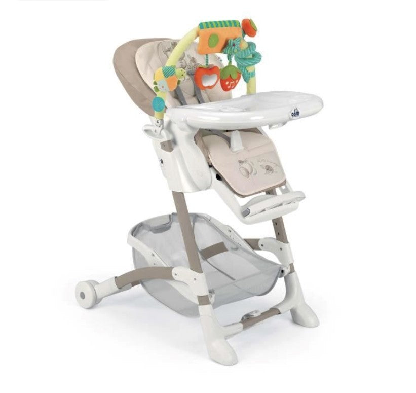 PACK Trona Cam Istante con arco de juego y vajilla Tuc Tuc