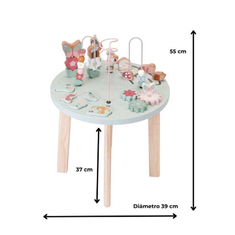 Mesa de actividades Little Dutch Flores y Mariposas