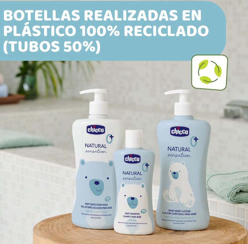Set natural Chicco sensación higiene y crema