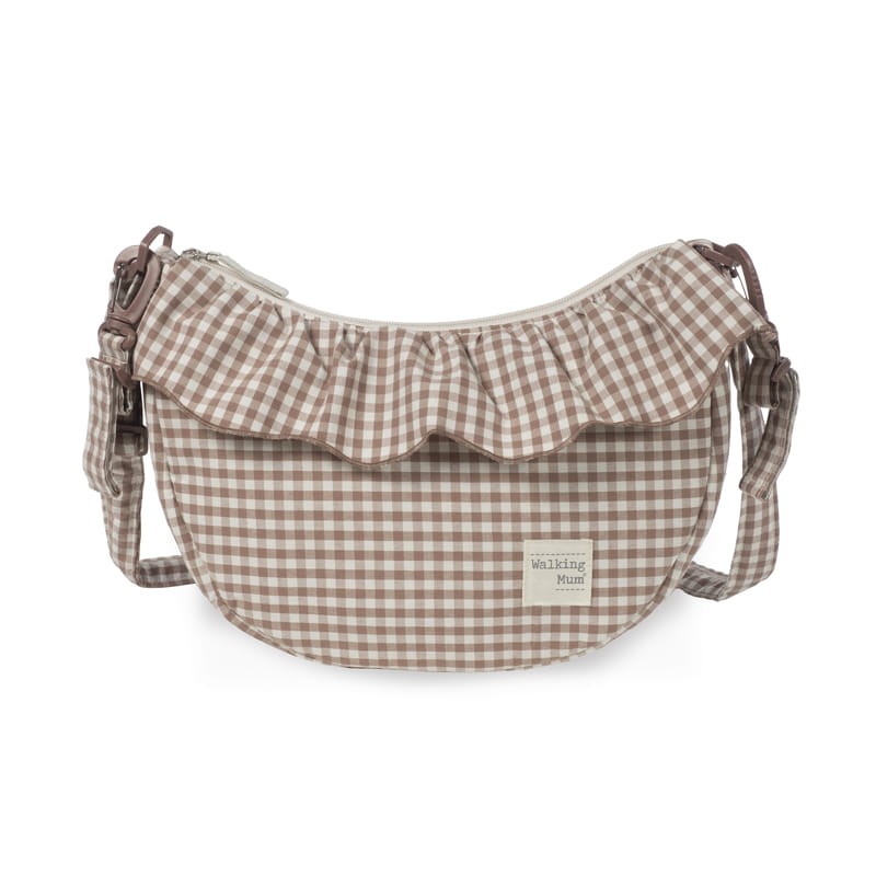 Bolso Crossbody Walking Mum Gondola Praliné Vichy