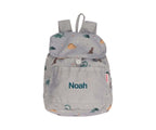 Mochila Pequeña Tela Tutete Dinos World Personalizable