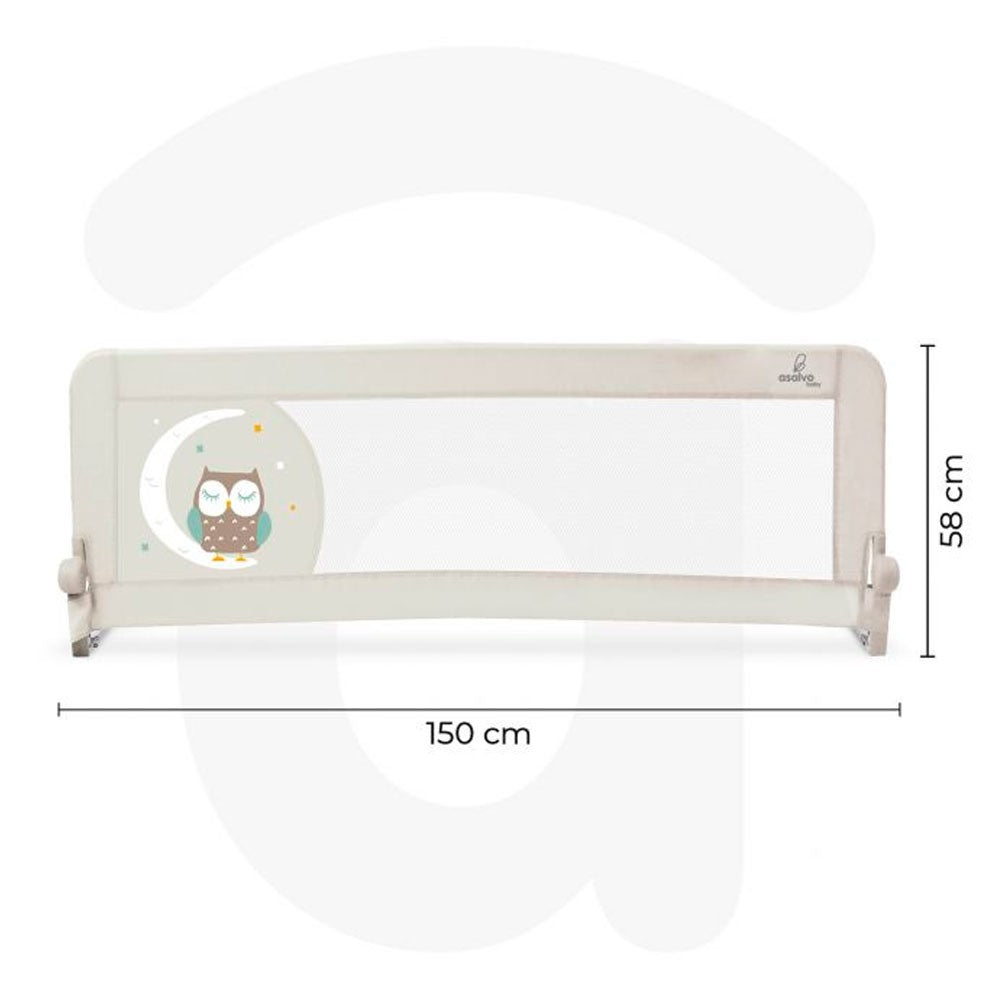 Barrera de cama Asalvo 2 en 1 Buho 150cm