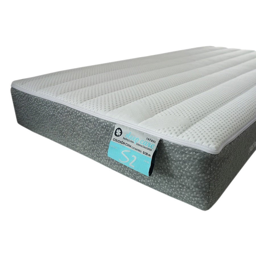Colchón de Cuna Trébol Sleep Care S2  nucleo de soja natural