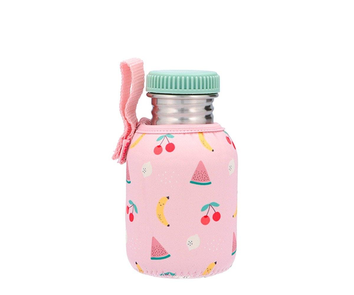Botella Tutete Acero con Funda Fruits Personalizable 350ml