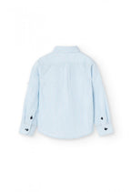 Camisa Boboli lino manga larga listada