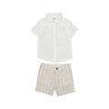 Conjunto Mayoral Bermuda lino vestir