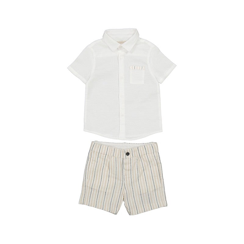 Conjunto Mayoral Bermuda lino vestir