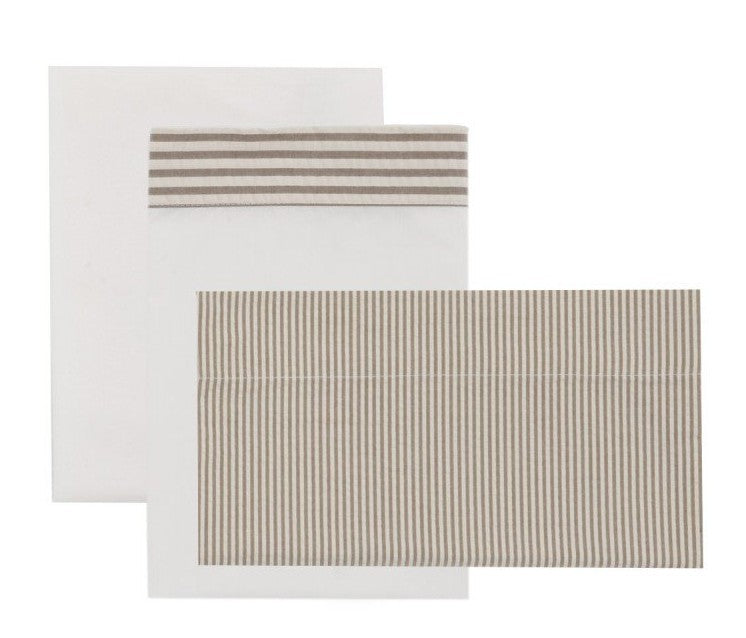 Sábana Moises carro 3 Pcs Cambrass 35x80x1 cm Derby Beige