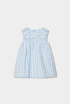 Vestido Boboli popelín con cuadros vichy