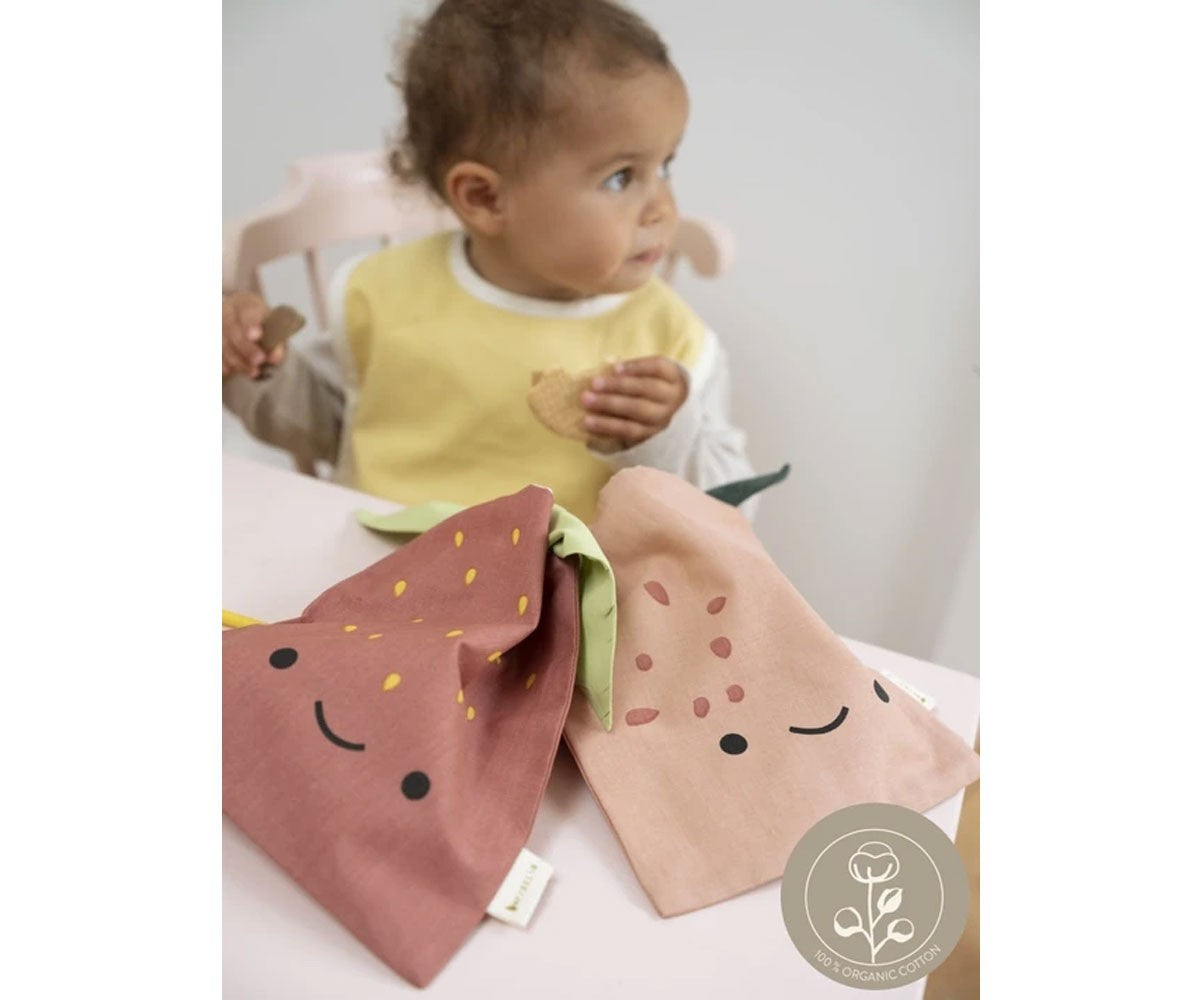 Bolsa Tutete Merienda Fresa Clay Personalizable