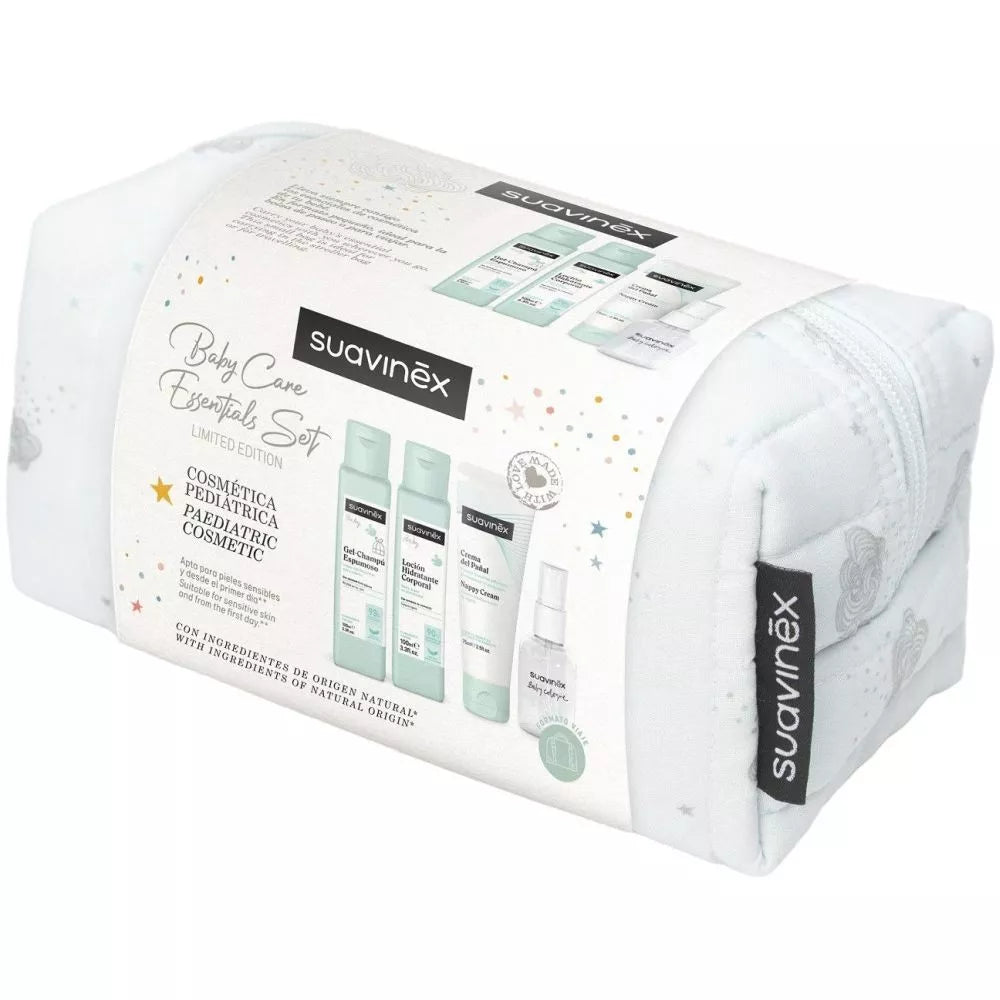 Neceser Birdies Suavinex con 4 productos de cosmética