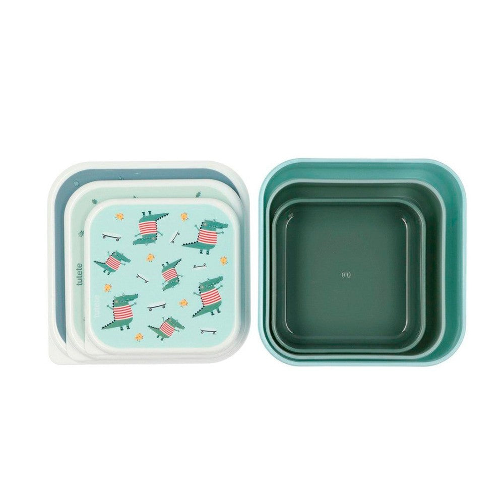 3 Cajas Almuerzo Tutete Croc