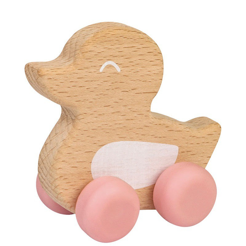 Juguete mordedor Saro Nature Toy Patito de madera y silicona