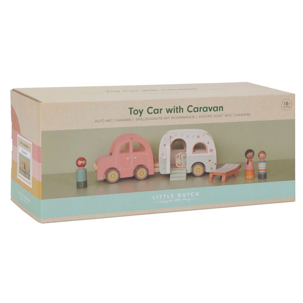 Set Coche y Caravana Little Dutch FSC