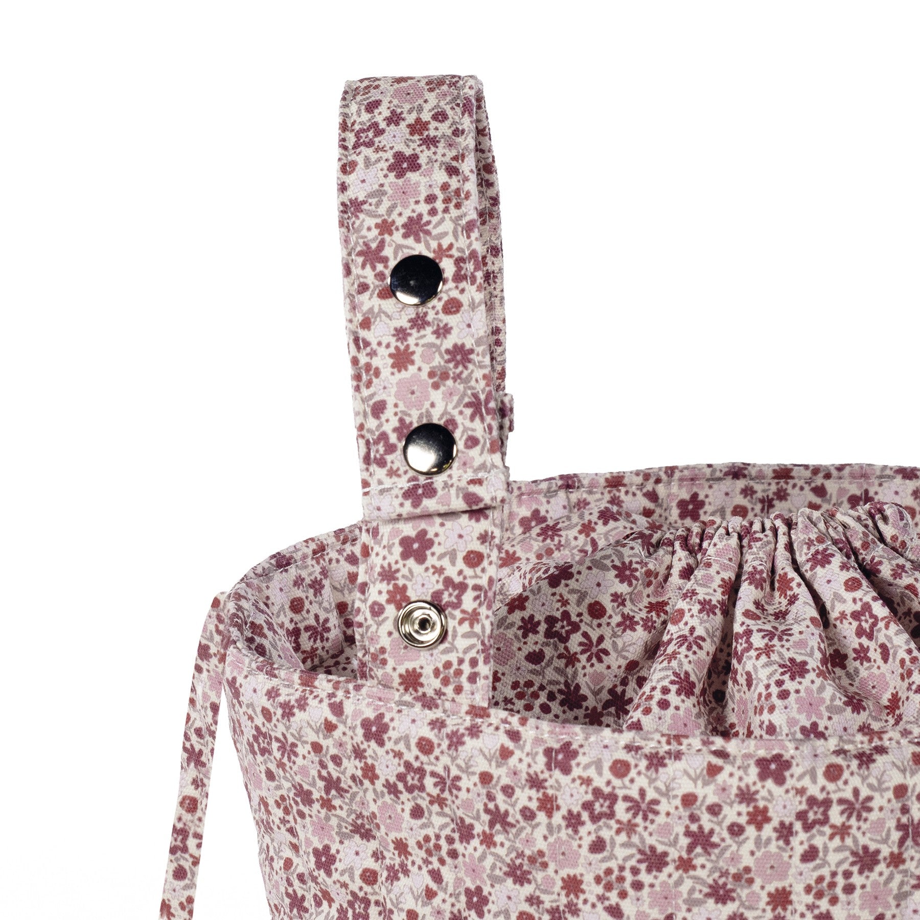 Bolsa Bucket Pasito a Pasito Cherry Flores