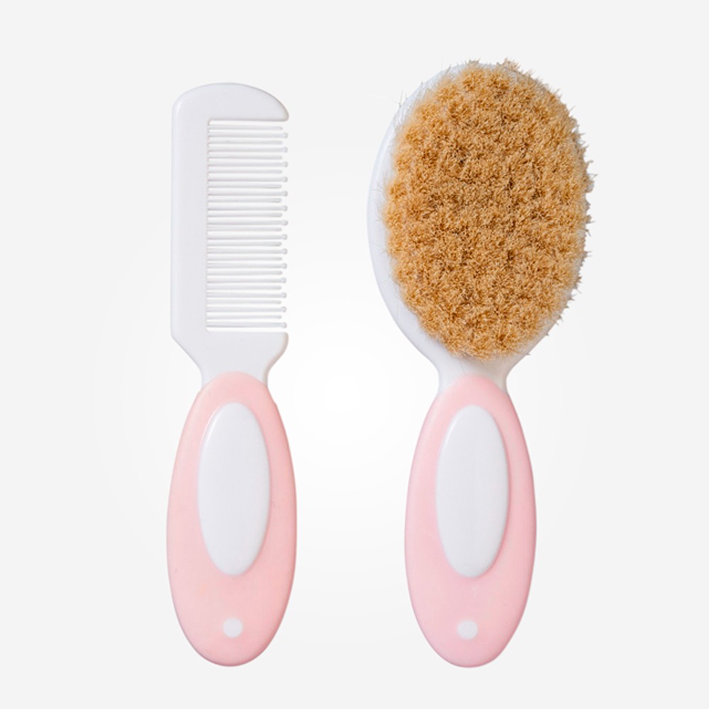 Set de Cepillo y Peine Saro de cerdas naturales