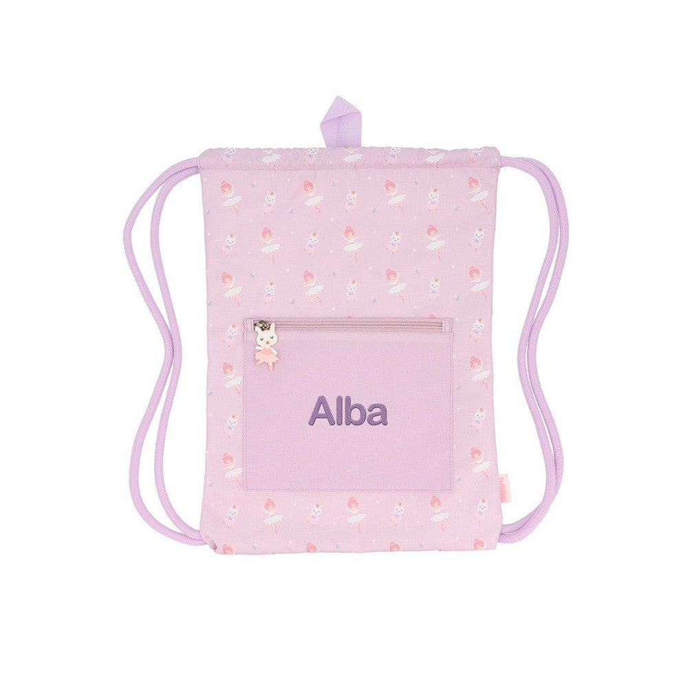 Mochila Saco Impermeable Tutete Ballet Personalizable