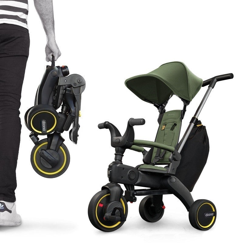 Triciclo 5 en 1 Doona LIKI TRIKE S3 con bolso y protector de arneses peso 6,7Kg.