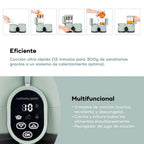 Robot de cocina Babymoov Nutribaby Glass de vidrio Celadon Green