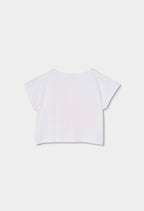 Camiseta Boboli punto con manga corta
