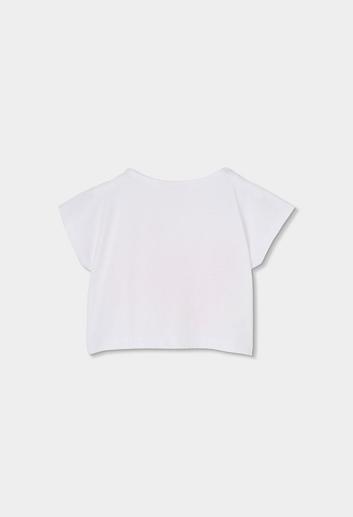 Camiseta Boboli punto con manga corta