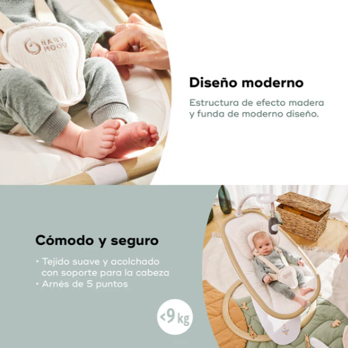 Balancin electrico con mando Babymoov Swoon Hop