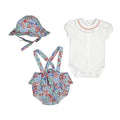 Conjunto short Mayoral tirantes y gorro