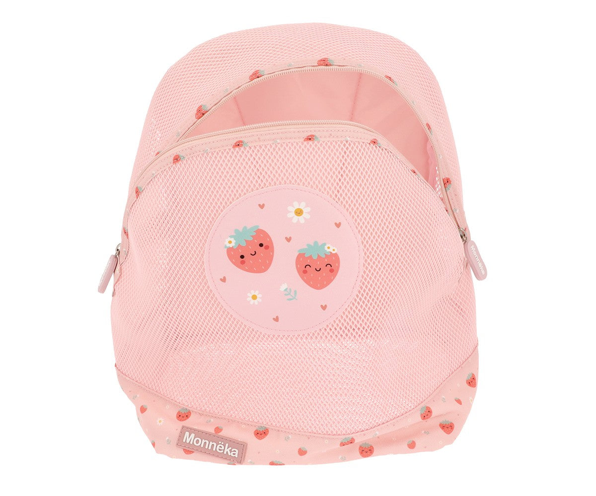 Mochila Monnëka antiarena Strawberries