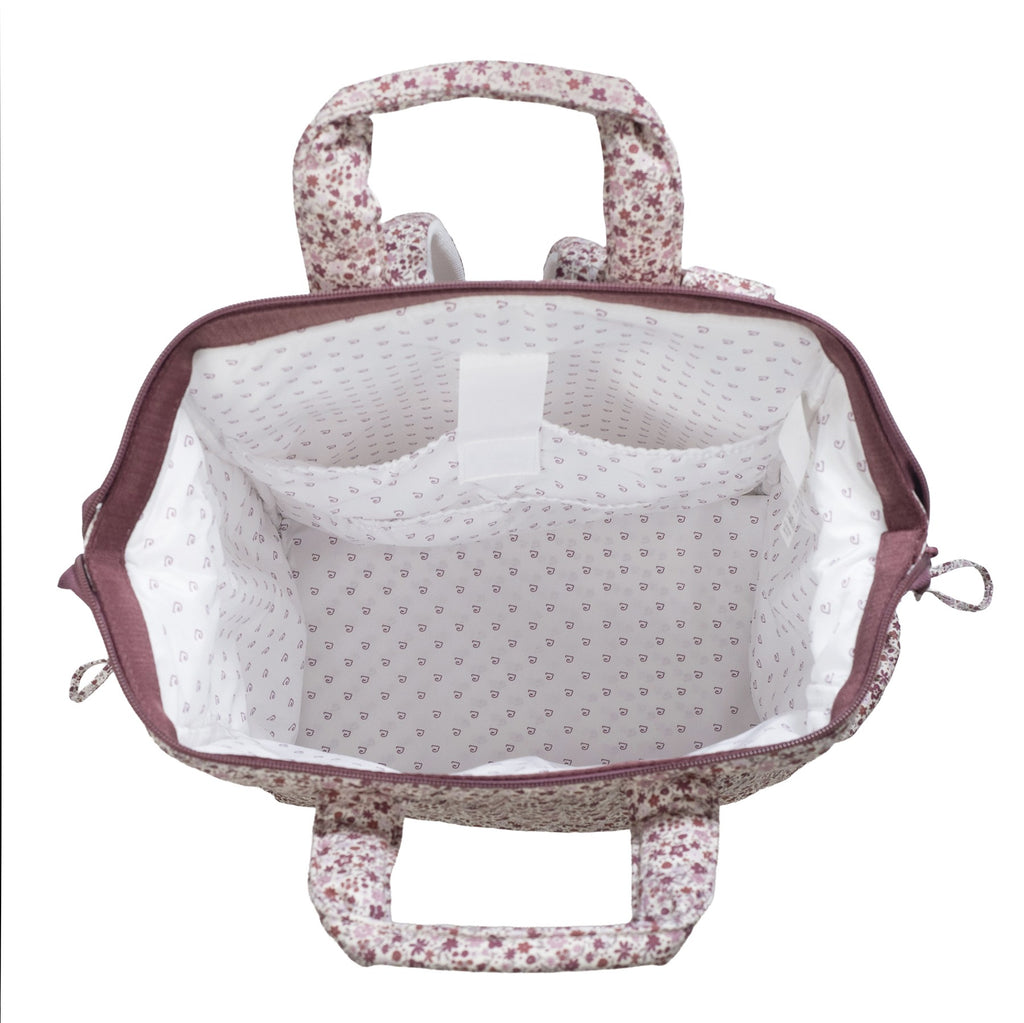 Mochila Pasito a Pasito Cherry Flores